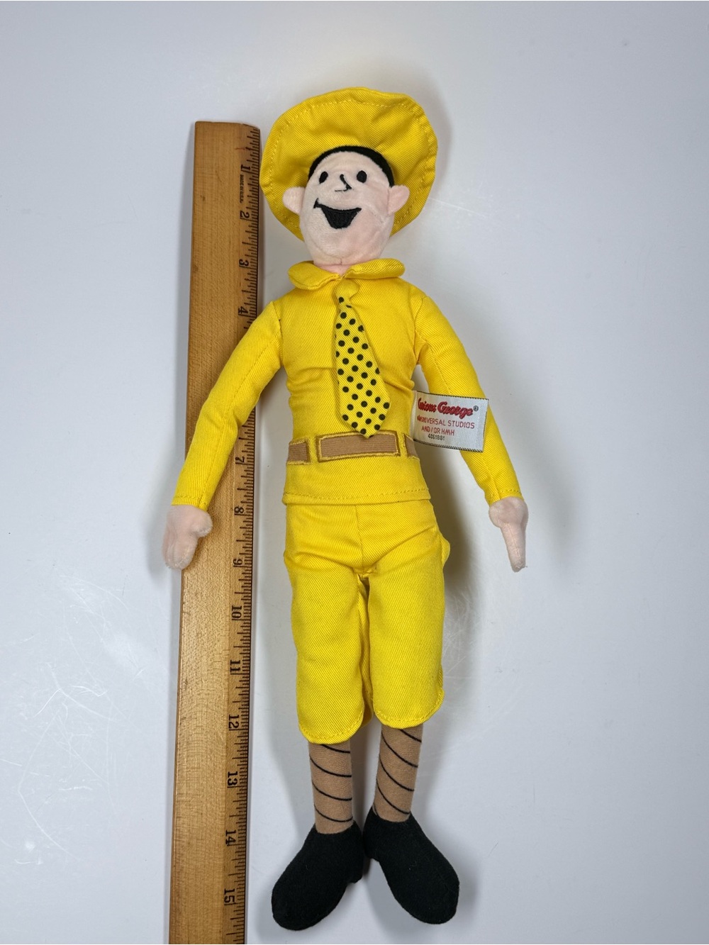 Man with the yellow hat Ted Shackleford plush by Gund Curious George toy 15”